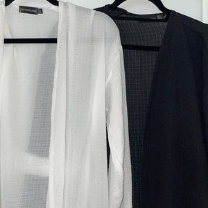 Black and White Beach Cover up